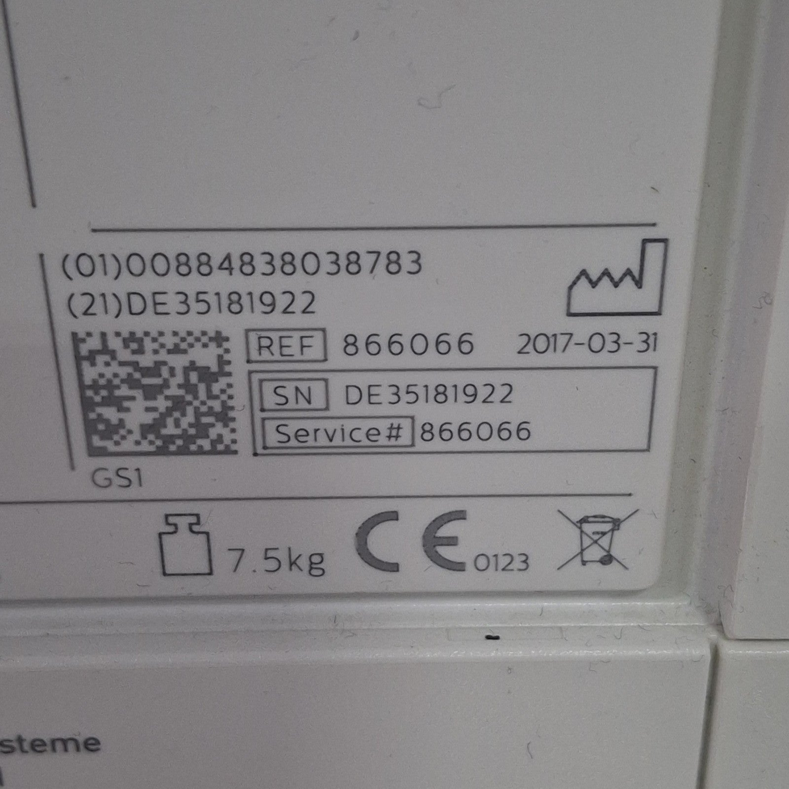 Philips MX550 Portable/Bedside Patient Monitor