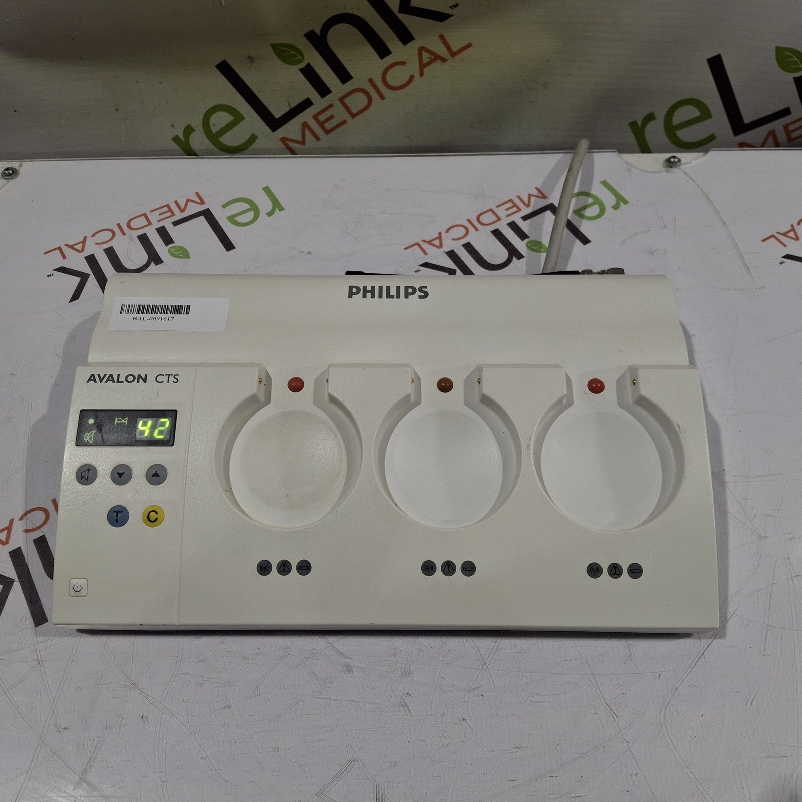 Philips Avalon M2720A CTS Fetal Transducer Base Station