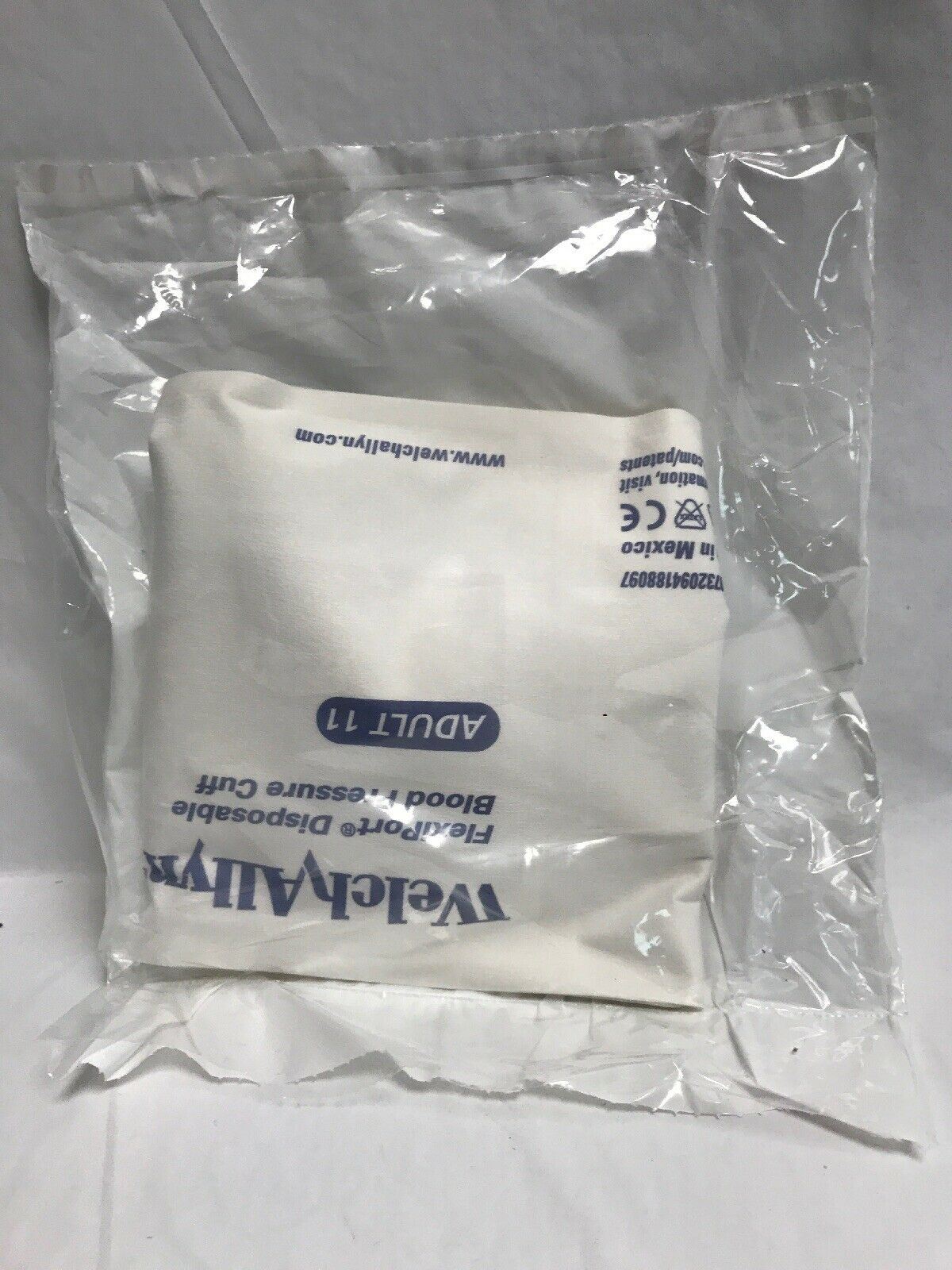 Welch Allyn FlexiPort Disposable BP Cuff, Adult 11, Lot of 1, Single (15KMD) DIAGNOSTIC ULTRASOUND MACHINES FOR SALE