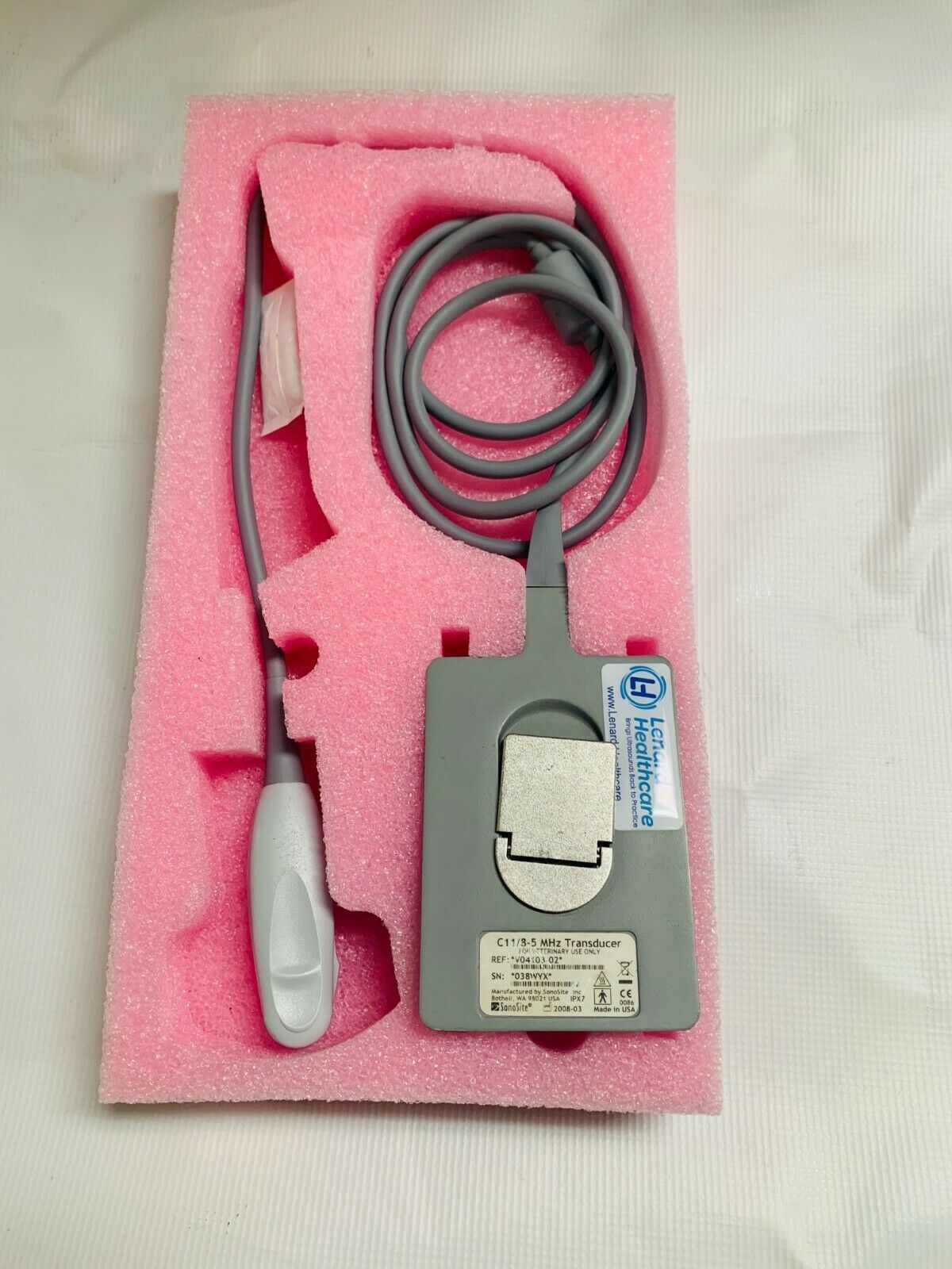 Veterinary Micro convex probe C11 8-5Mhz For Sonosite portable ultrasounds 2008 DIAGNOSTIC ULTRASOUND MACHINES FOR SALE