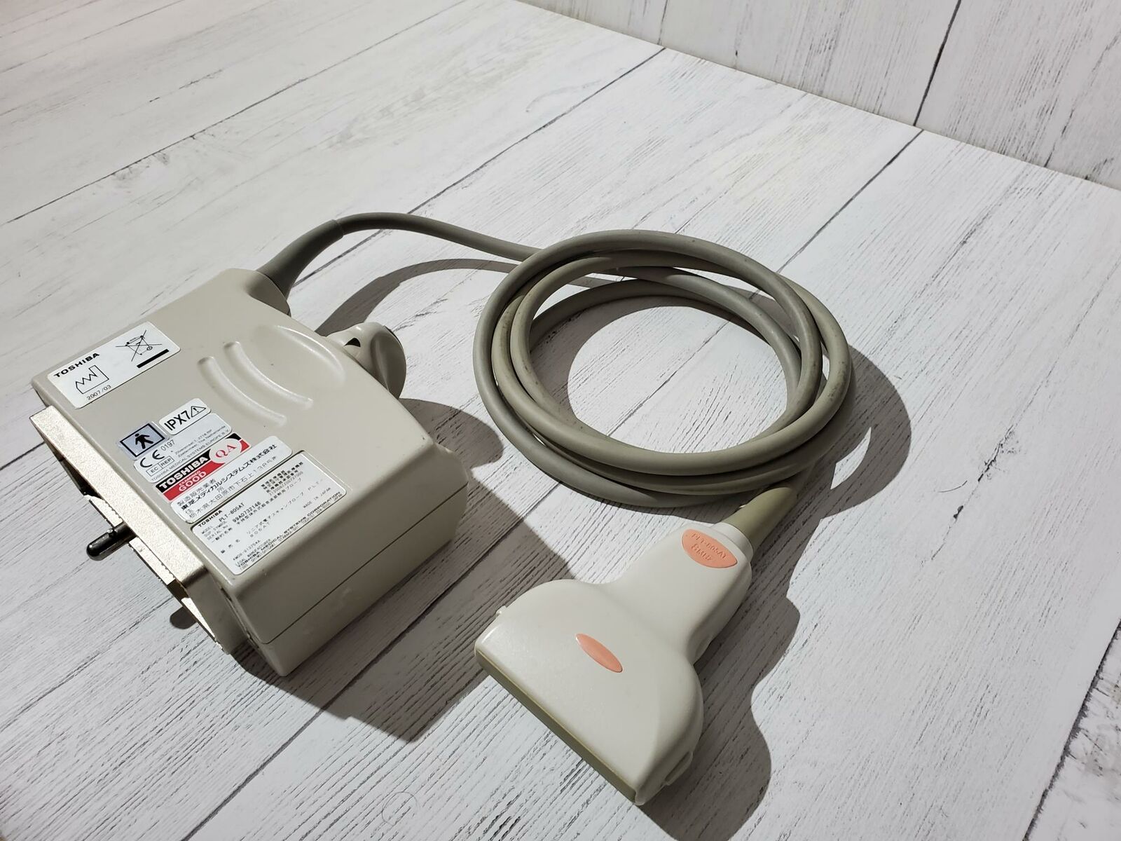 Ultrasound Probe TOSHIBA PLT-805AT Manufactured 2007 DIAGNOSTIC ULTRASOUND MACHINES FOR SALE