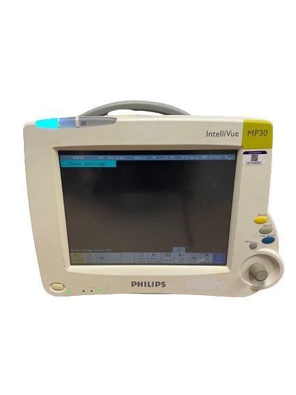 Philips IntelliVue MP30 Color Patient Monitor SN:DE62224655 REF:M8002A DIAGNOSTIC ULTRASOUND MACHINES FOR SALE