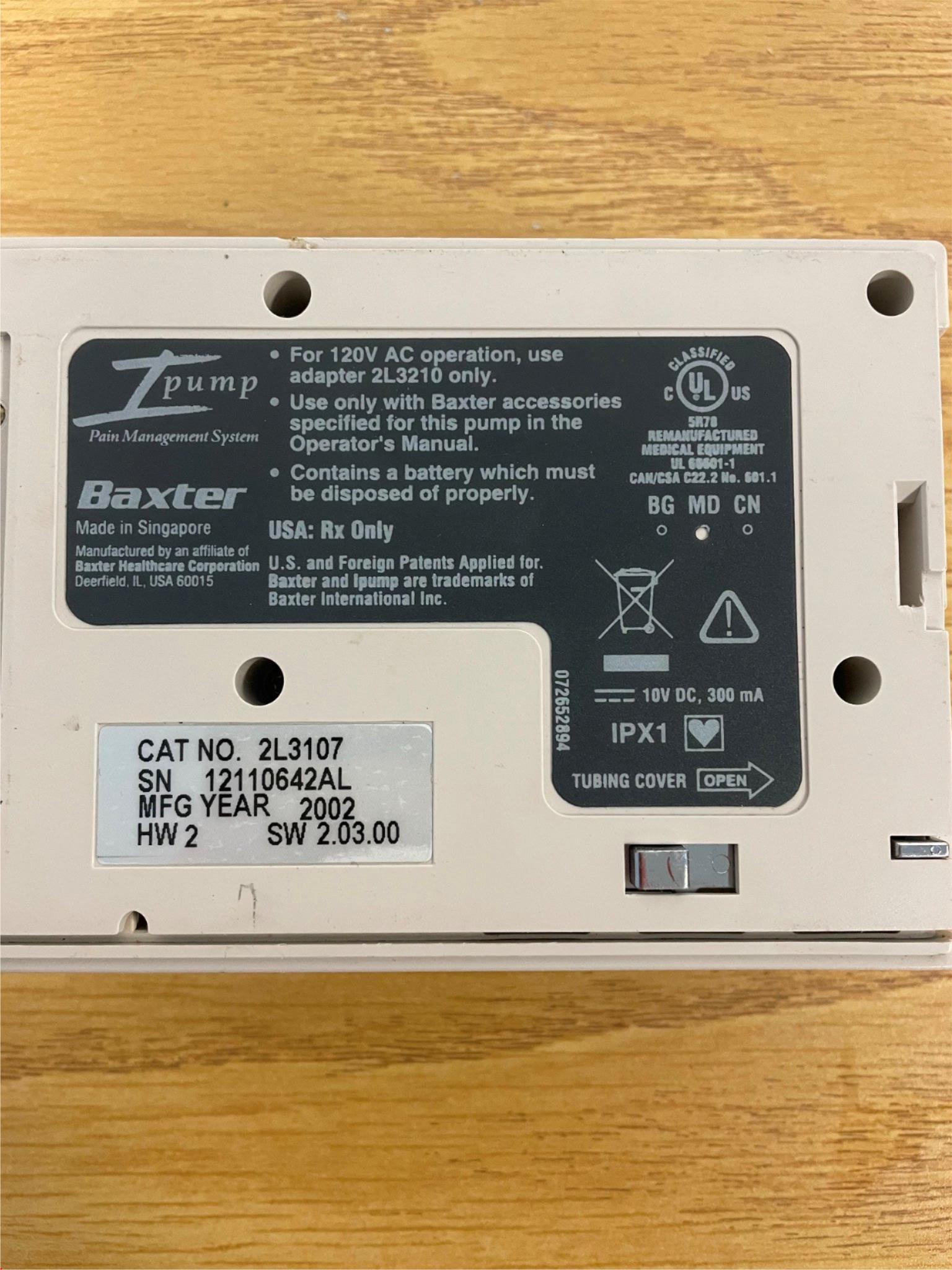 Baxter Ipump 2L3107 DIAGNOSTIC ULTRASOUND MACHINES FOR SALE
