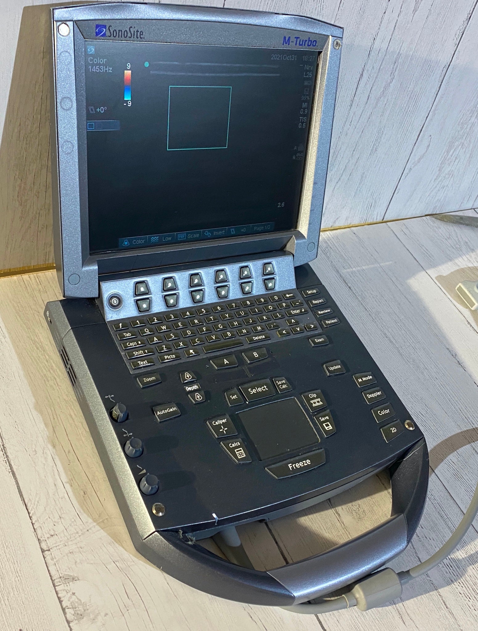 SonoSite M Turbo with one linear array probe L25 2008 DIAGNOSTIC ULTRASOUND MACHINES FOR SALE