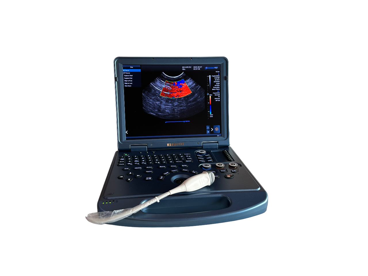 ECO-17Vet High end Equine Ultrasound with Rectal Probe  4-12 MHz Color Doppler DIAGNOSTIC ULTRASOUND MACHINES FOR SALE