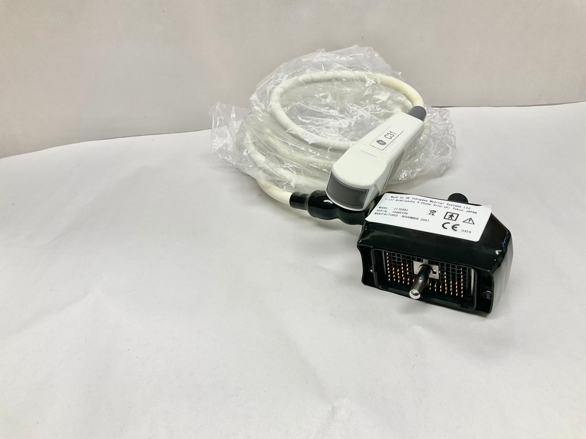 GE -C31 Model: 2175993 Ultrasound Probe Transducer-2007 DIAGNOSTIC ULTRASOUND MACHINES FOR SALE