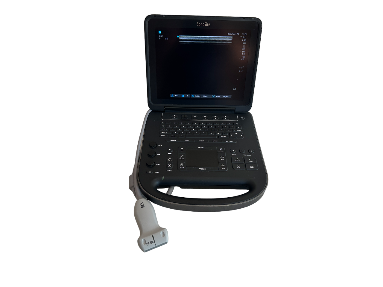 Sonosite Edge II Ultrasound 2017/Color, DICOM, with Two Probes L38xi & rC60Xi DIAGNOSTIC ULTRASOUND MACHINES FOR SALE