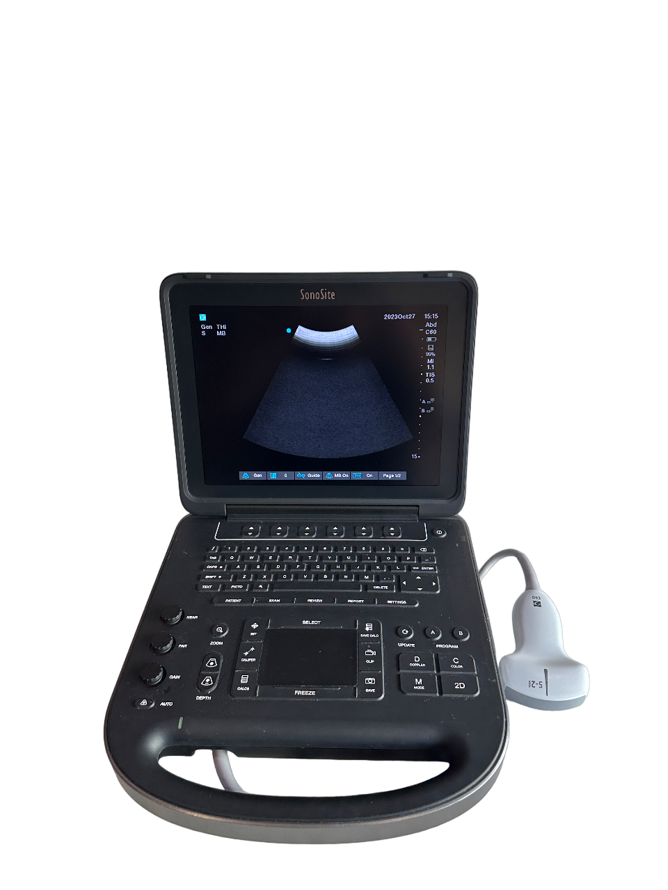 Sonosite Edge II Ultrasound 2017, DICOM & 3 Probes L38xi &rC60Xi rP19x Cart DIAGNOSTIC ULTRASOUND MACHINES FOR SALE