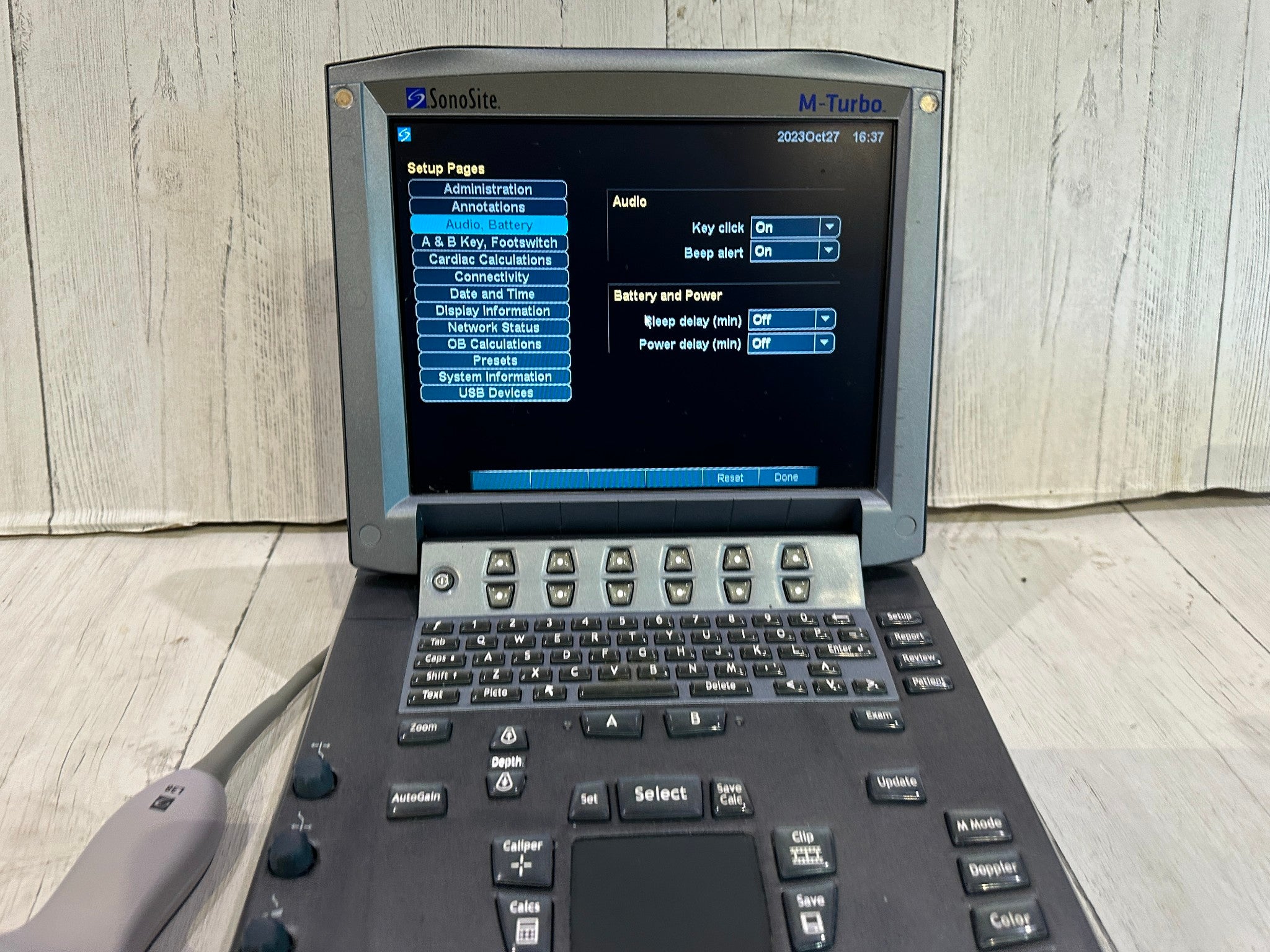 SonoSite M Turbo Ultrasound Machine 2010 With L38Xi Probe Warranty 6 Months DIAGNOSTIC ULTRASOUND MACHINES FOR SALE