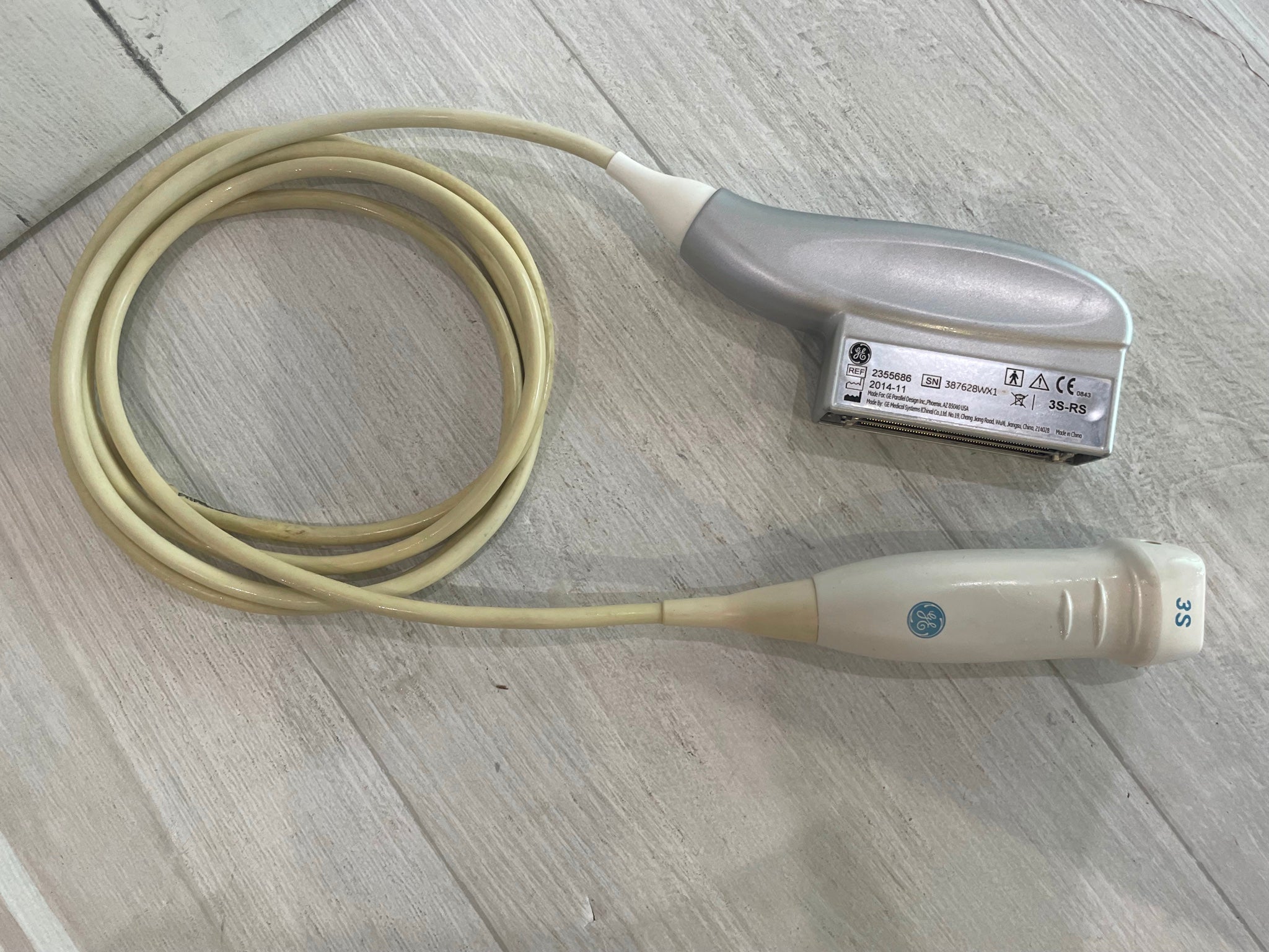 GE 3S-RS Compact Ultrasound Probe Transducer 2014 DIAGNOSTIC ULTRASOUND MACHINES FOR SALE