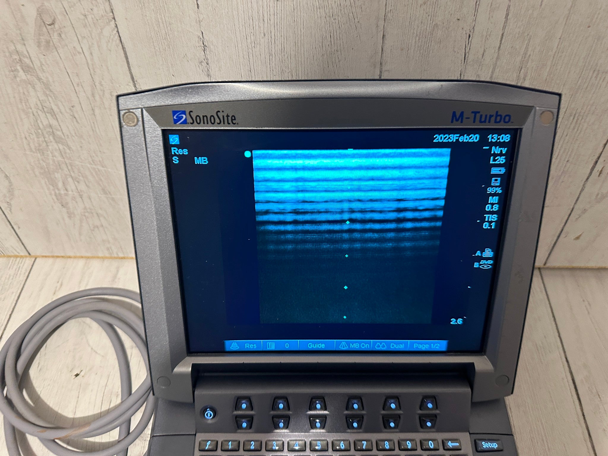 SonoSite L25x Linear Array Ultrasound Probe For Sonosite M-Turbo 2013 DIAGNOSTIC ULTRASOUND MACHINES FOR SALE