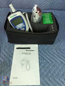 Welch Allyn SureTemp Plus Model 692 in Case with Oral and Rectal Probes 01692-MC