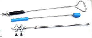 Addler Laproscopy Set of 3 , Rectal Probe, Suction tube and  Liver Retractor
