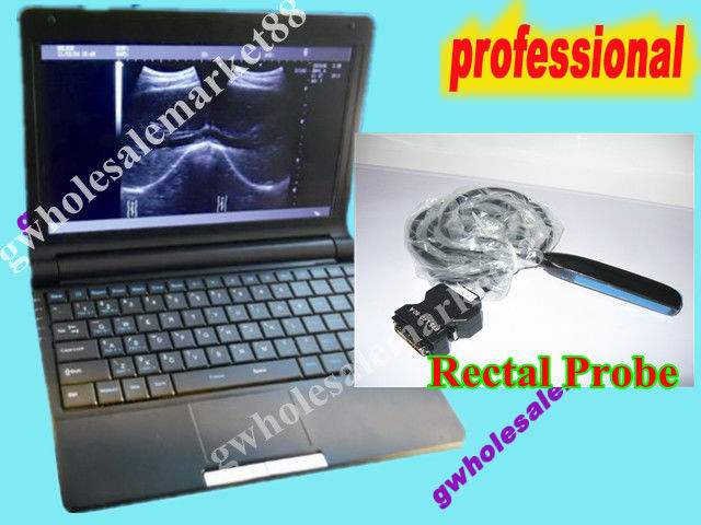 New Livestock Animal laptop Ultrasound Scanner Veterinary Endo+Rectal probe Goat DIAGNOSTIC ULTRASOUND MACHINES FOR SALE