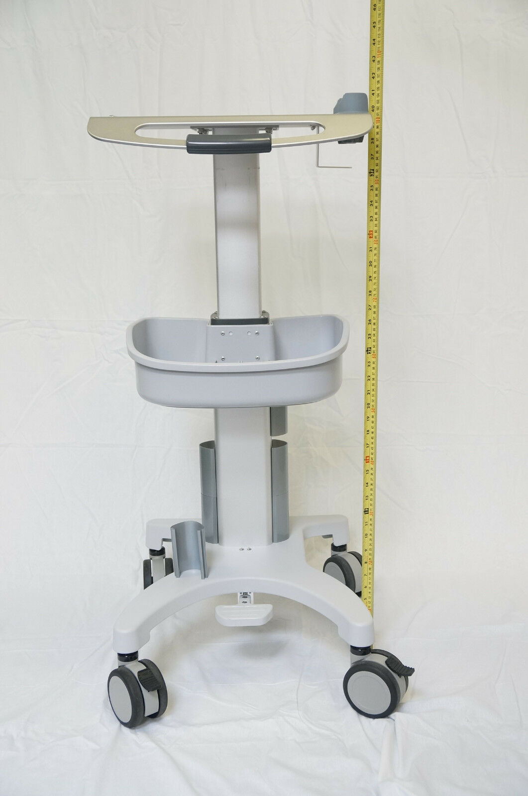 adjustable height Mobile trolley cart for Ultrasound Imaging system w/o shelf DIAGNOSTIC ULTRASOUND MACHINES FOR SALE