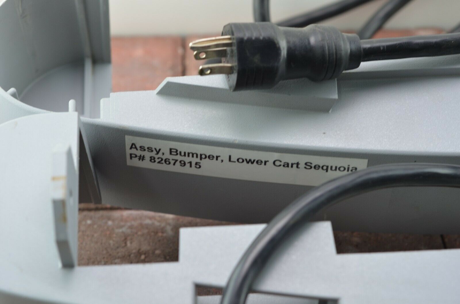 Siemens Sequoia Ultrasound Unit Lower Cart Bumper & Power Cable DIAGNOSTIC ULTRASOUND MACHINES FOR SALE
