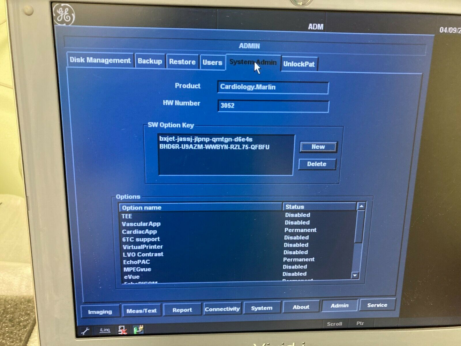 GE VIVID I BTO6 PORTABLE ULTRASOUND MACHINE WITH 3 PROBES and Cart. DIAGNOSTIC ULTRASOUND MACHINES FOR SALE