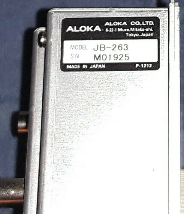 Aloka SSD-5 Ultrasound JB-263 Assy DIAGNOSTIC ULTRASOUND MACHINES FOR SALE
