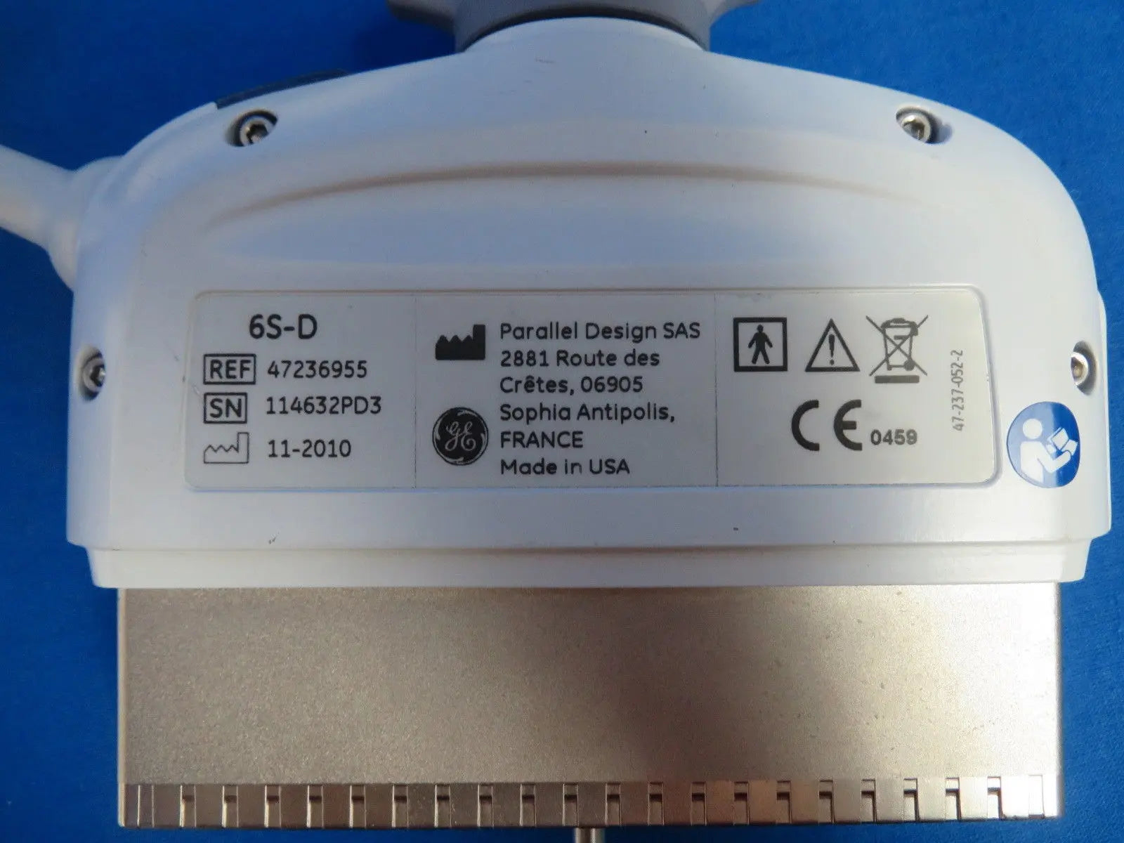 GE 6S-D Ultrasound Cardiac Probe / Transducer, 90 Day Warranty DIAGNOSTIC ULTRASOUND MACHINES FOR SALE