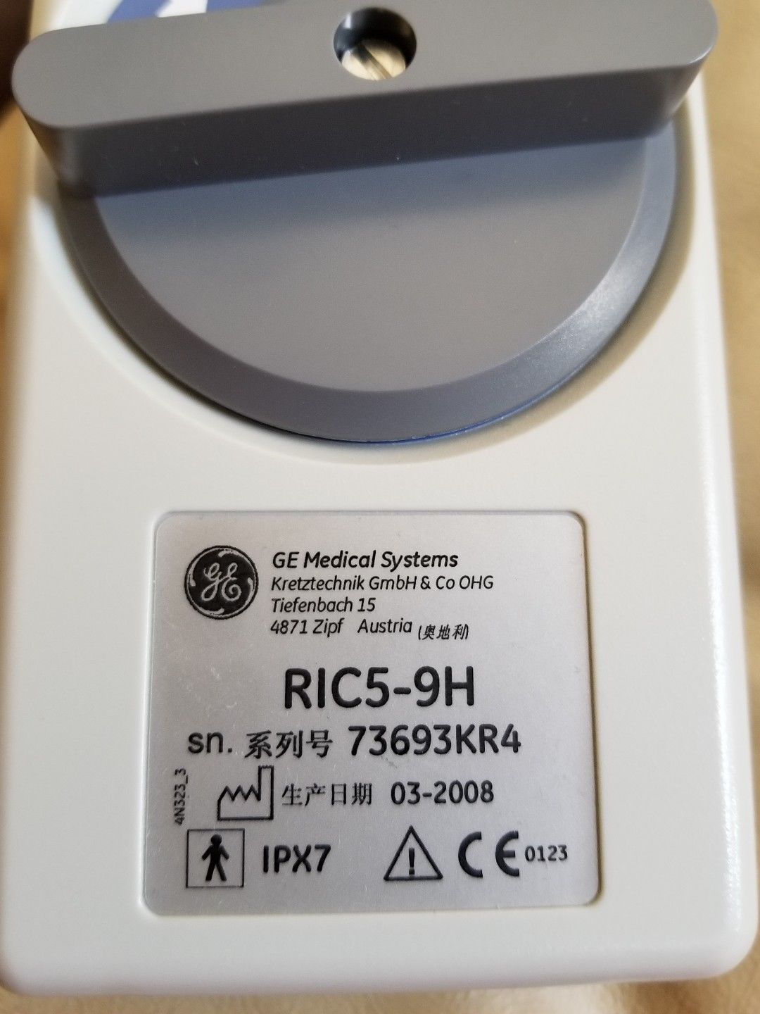 GE RIC5-9H Transvaginal Probe for Voluson 730 Pro or Expert DIAGNOSTIC ULTRASOUND MACHINES FOR SALE