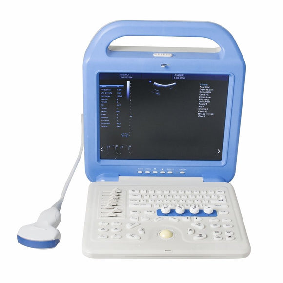 Laptop Color Doppler Ultrasonic Ultrasound Scanner Convex Linear 2 Probes  A+