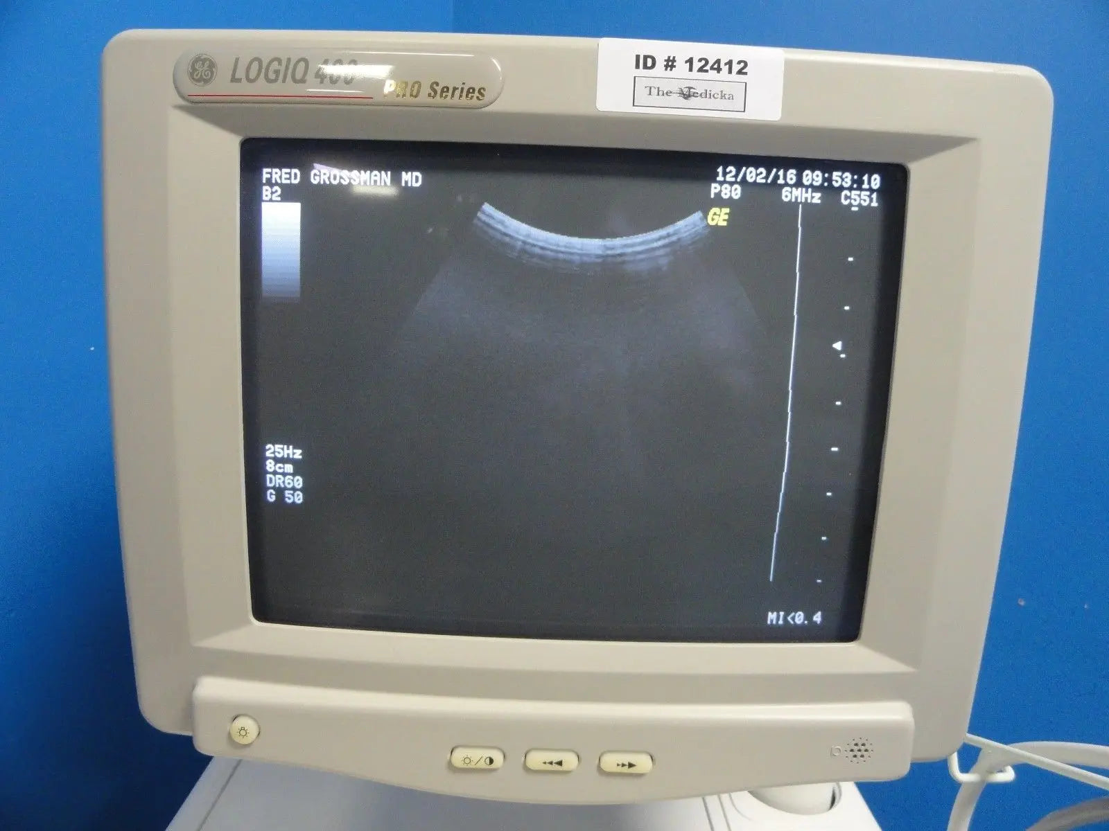 GE Logiq 400 Pro Series Ultrasound W/ C364, C551, LA39  Probes & Printer ~ 12412 DIAGNOSTIC ULTRASOUND MACHINES FOR SALE