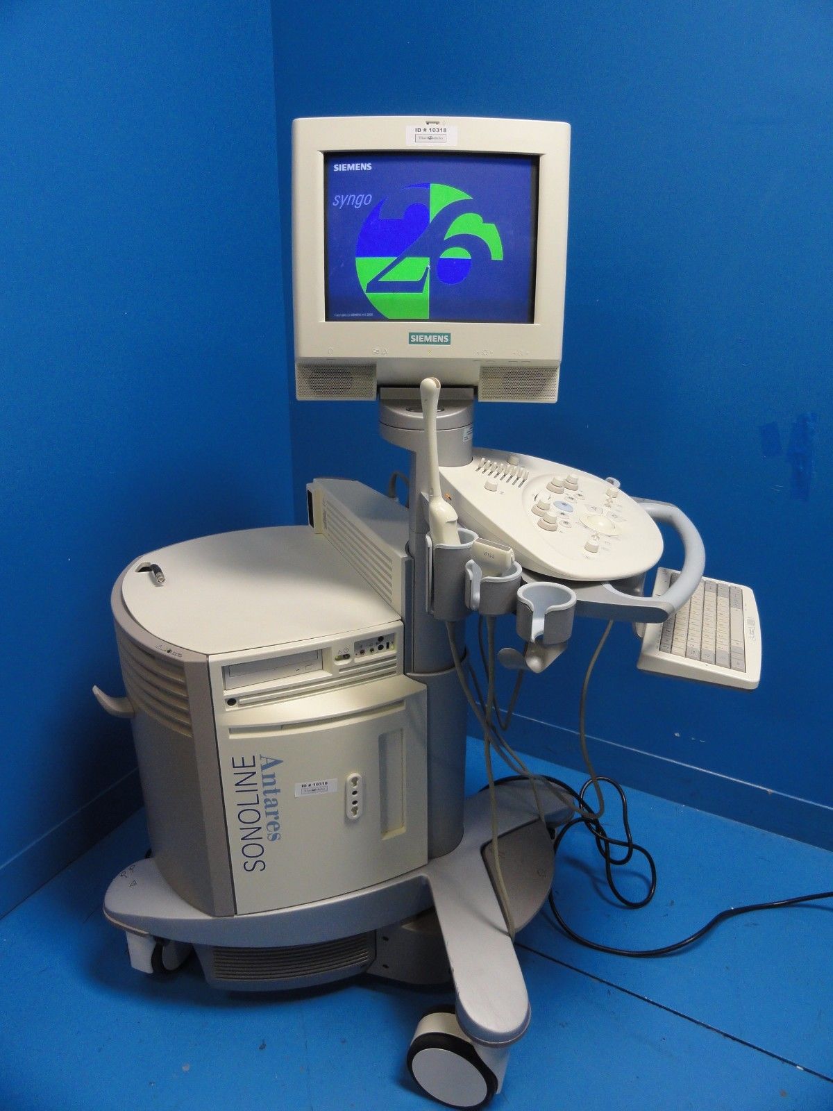 2005 Siemens Sonoline Antares Ultrasound W/ EC9-4 & VF13-5 Transducers (10318) DIAGNOSTIC ULTRASOUND MACHINES FOR SALE