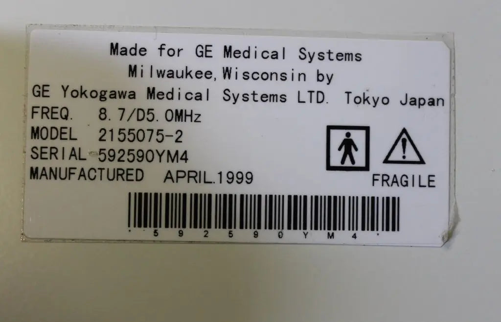 GE LA39 Ultrasound Transducer Probe DIAGNOSTIC ULTRASOUND MACHINES FOR SALE