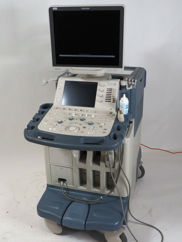 Toshiba Aplio XG Ultrasound with Probe in excellent condition.