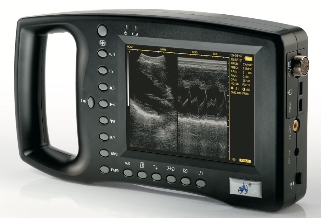 Demo Model Handheld Ultrasound Large Animals - WED-3100V with Rectal Probe DIAGNOSTIC ULTRASOUND MACHINES FOR SALE