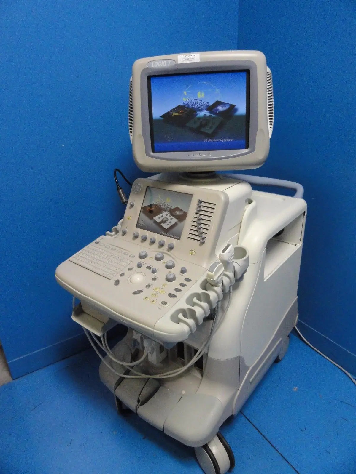 2004 GE Logiq 7 Ultrasound System W/ M12L, 3.5C Probes & B/W Printer (10439) DIAGNOSTIC ULTRASOUND MACHINES FOR SALE