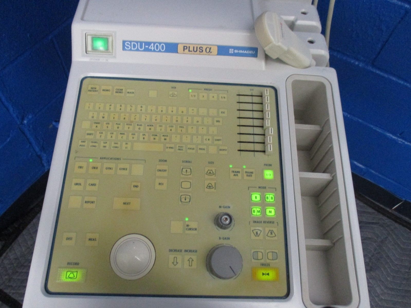 Shimadzu SDU-400 Plus A Ultrasound DIAGNOSTIC ULTRASOUND MACHINES FOR SALE