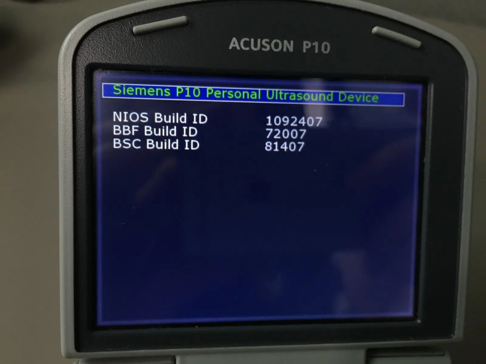SIEMENS ACUSON P10 PORTABLE ULTRASOUND  SYSTEM DIAGNOSTIC ULTRASOUND MACHINES FOR SALE