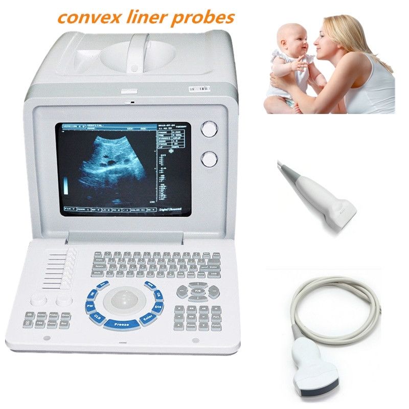 Portable Digital Ultrasound Scanner Machine  Covex  Linear 2 Probes/Sensor  3D 190891589866 DIAGNOSTIC ULTRASOUND MACHINES FOR SALE