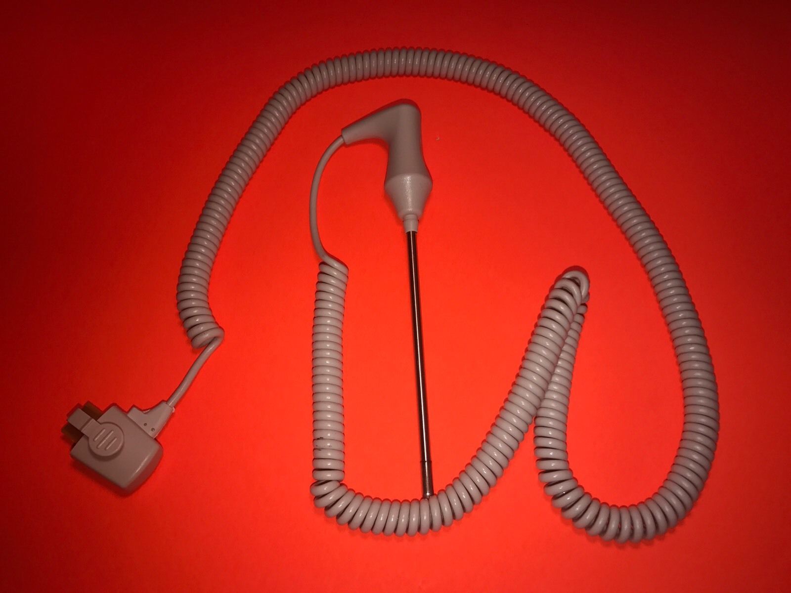 New OEM Welch Allyn Well Kit Rectal Probe 9FT RED  02895-100 Assy Lathg Co DIAGNOSTIC ULTRASOUND MACHINES FOR SALE