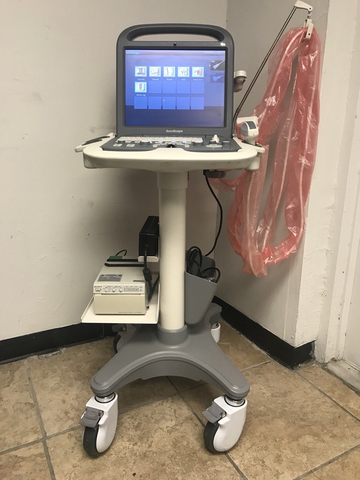 2013 Sonoscape S2 Ultrasound With Vascular, Abdominal Probes DIAGNOSTIC ULTRASOUND MACHINES FOR SALE