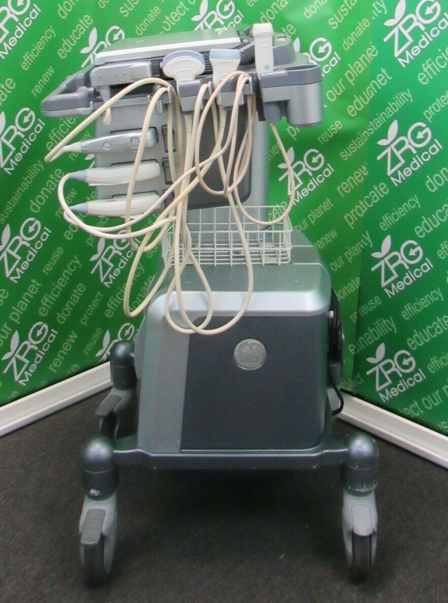 GE Logiq E Portable Ultrasound + 3 Probes (3S-RS, 4C-RS &12L-RS), Cart DIAGNOSTIC ULTRASOUND MACHINES FOR SALE