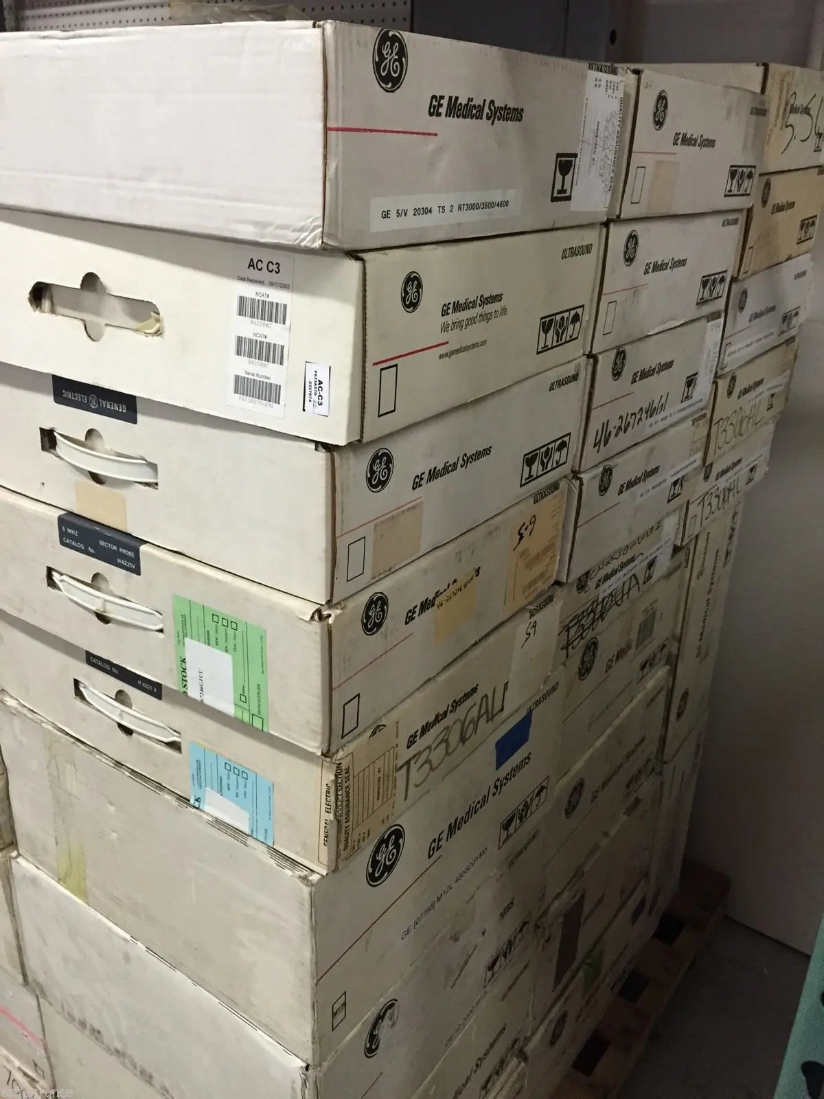 GE Ultrasound Transducer Probes ( NOT Tested) Lot of 49 DIAGNOSTIC ULTRASOUND MACHINES FOR SALE