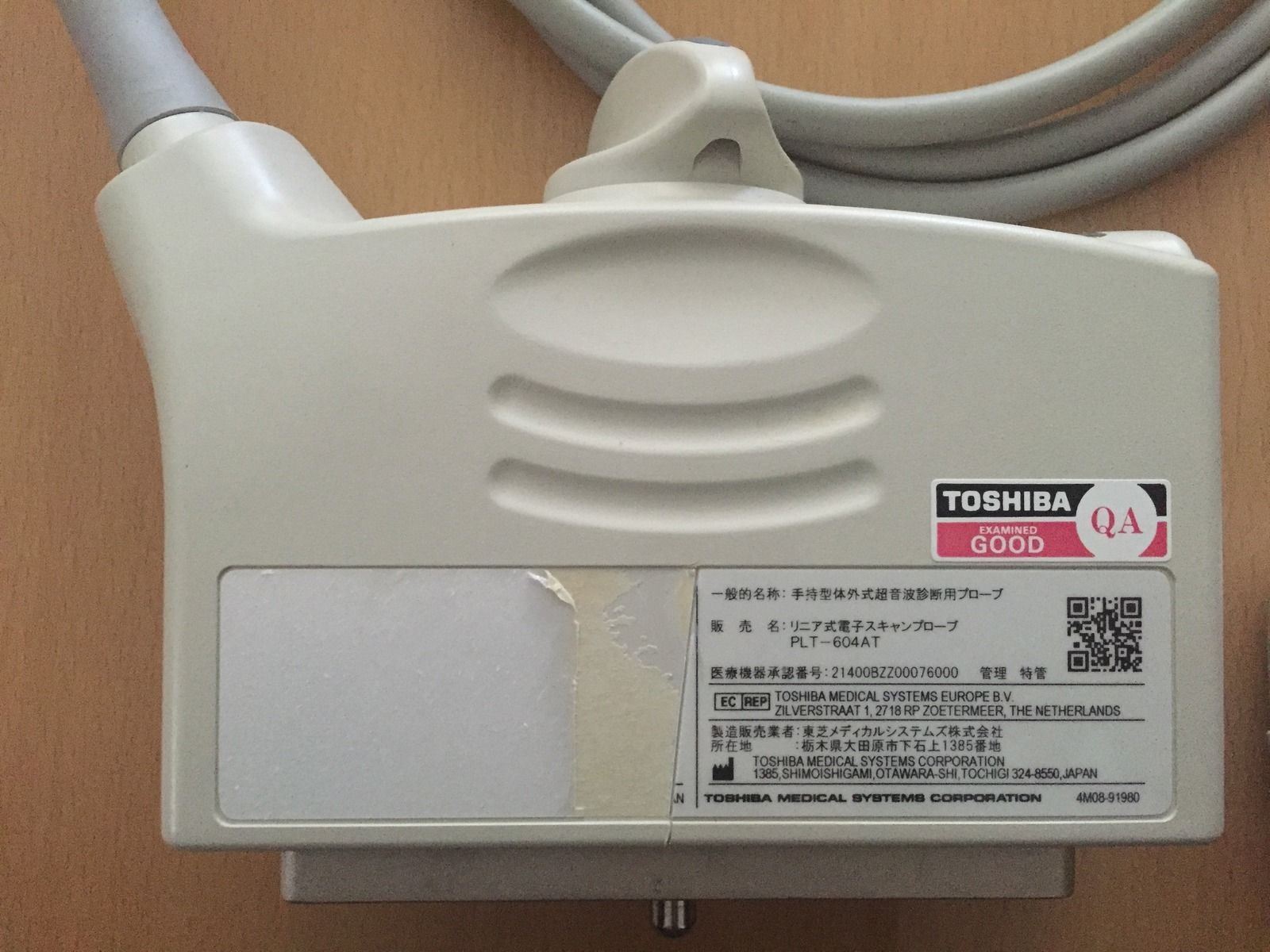 Toshiba Aplio PLT-604AT 6.0MHz Linear Ultrasound Transducer Medical Equipment DIAGNOSTIC ULTRASOUND MACHINES FOR SALE