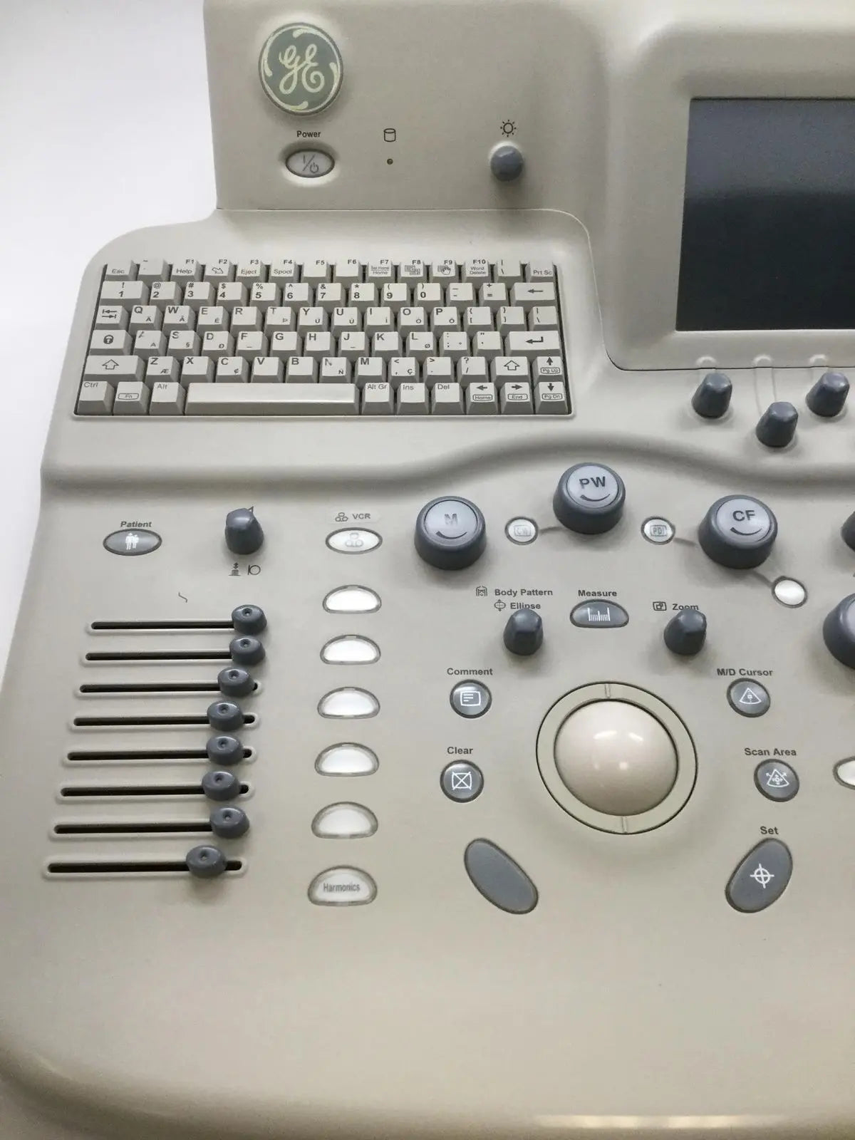 GE Logiq 5 Expert Ultrasound Control Panel Assembly DIAGNOSTIC ULTRASOUND MACHINES FOR SALE