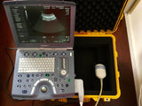 GE Voluson i Portable Ultrasound System and 4D Transducer probe, Protective case