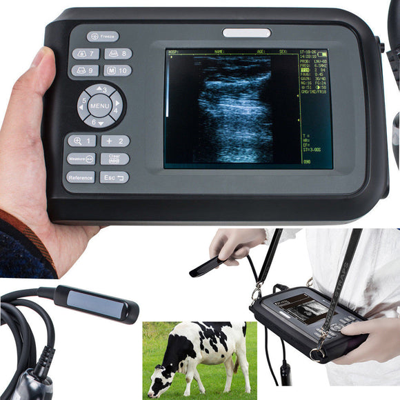 US Veterinary ultrasound scanner Machine Animal Livestock Pregnancy Rectal Probe