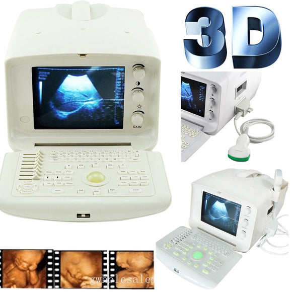 Digital Portable diagnose Ultrasound Scanner system Convex Probe+ extra 3D Gift