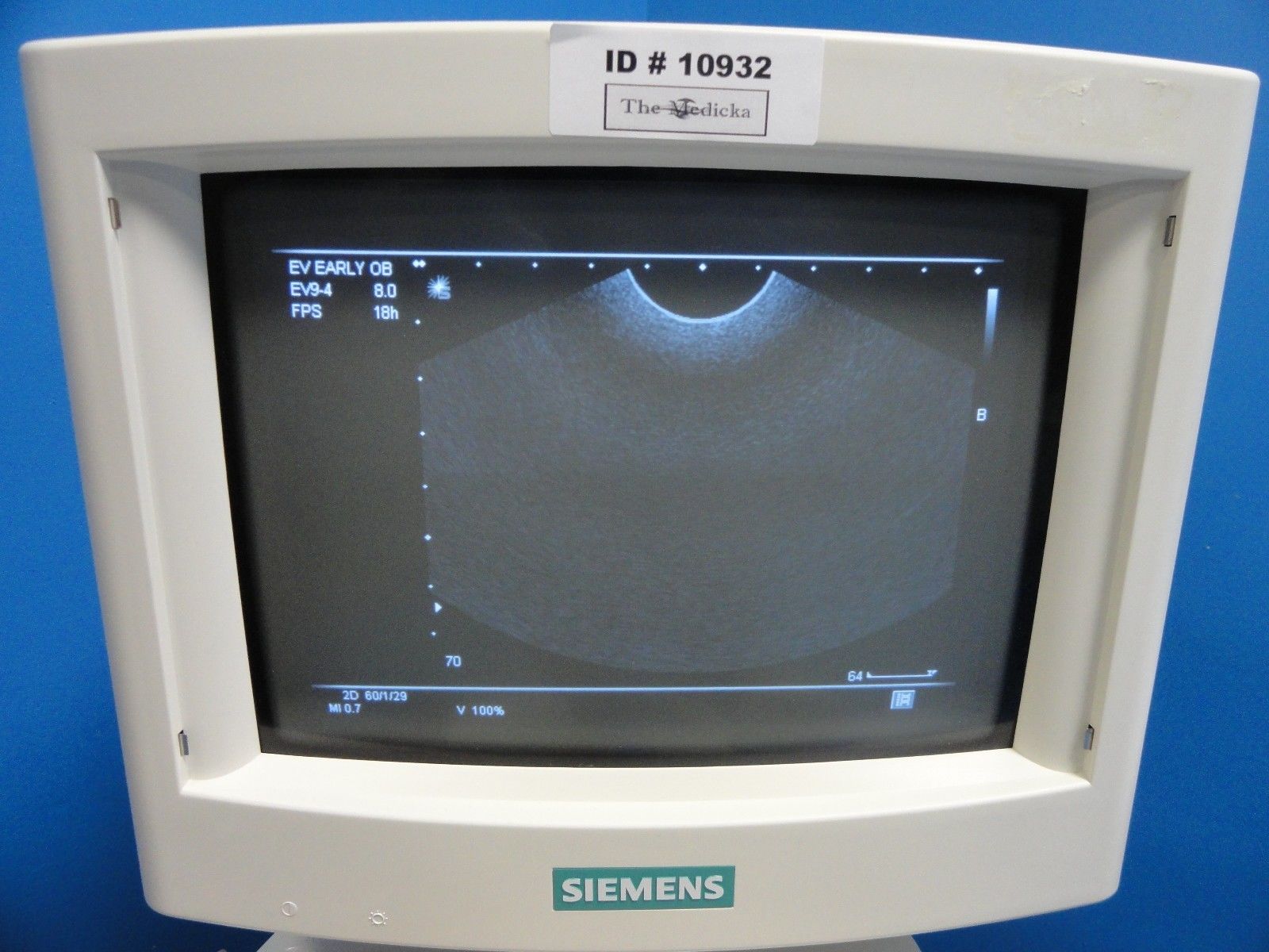 Siemens EV9-4 P/N 08647500 Endocavity Ultrasound Transducer (11877) DIAGNOSTIC ULTRASOUND MACHINES FOR SALE
