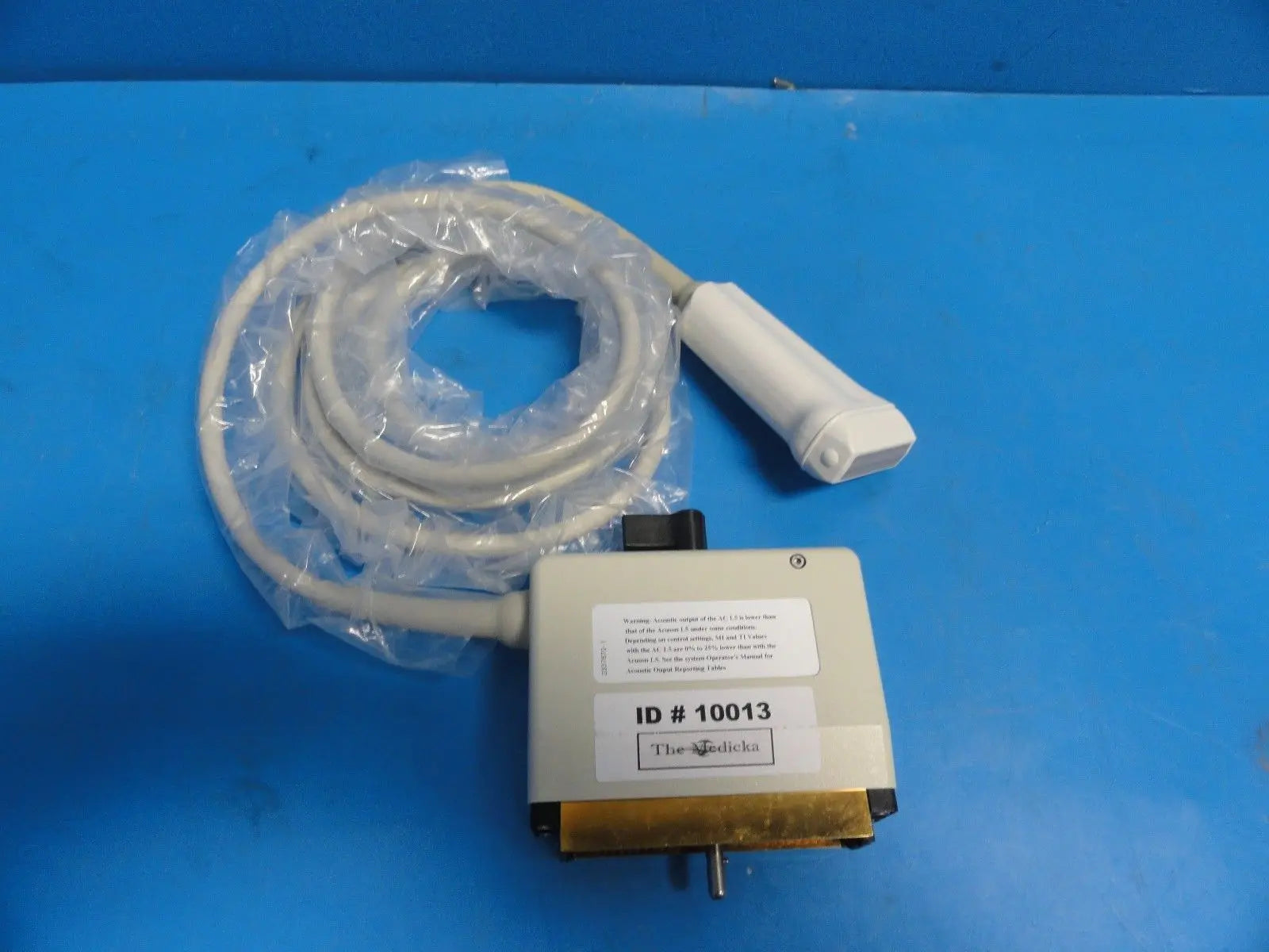 2002 GE Medical AC-L5 Ref No. 2337670 Linear Array Ultrasound Transducer (10013) DIAGNOSTIC ULTRASOUND MACHINES FOR SALE