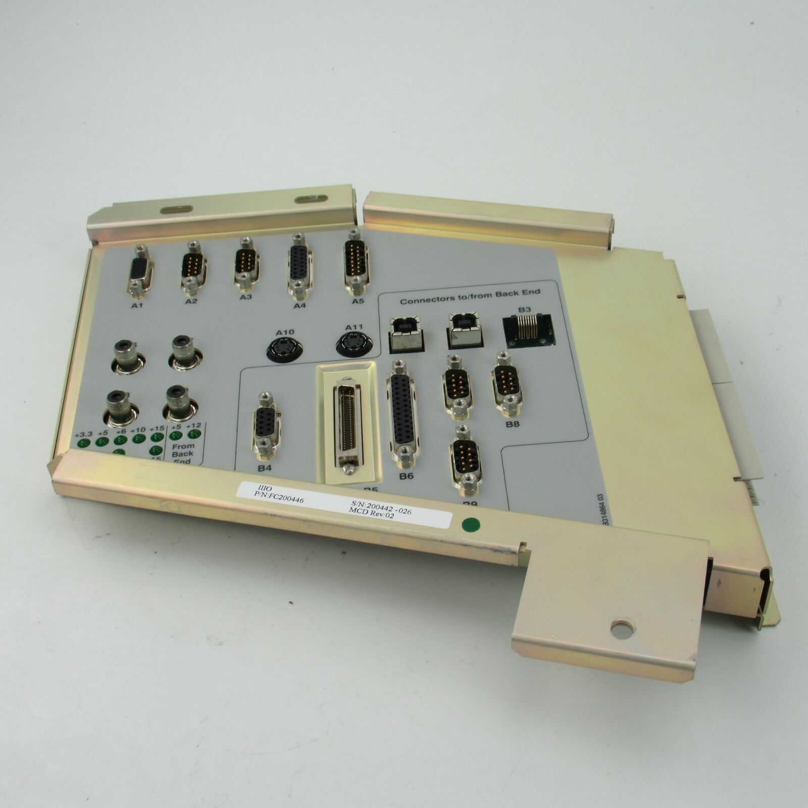 GE INTERNAL I/O BOARD ASSEMBLY FOR VIVID 7 ULTRASOUND MACHINE - FC200446 DIAGNOSTIC ULTRASOUND MACHINES FOR SALE