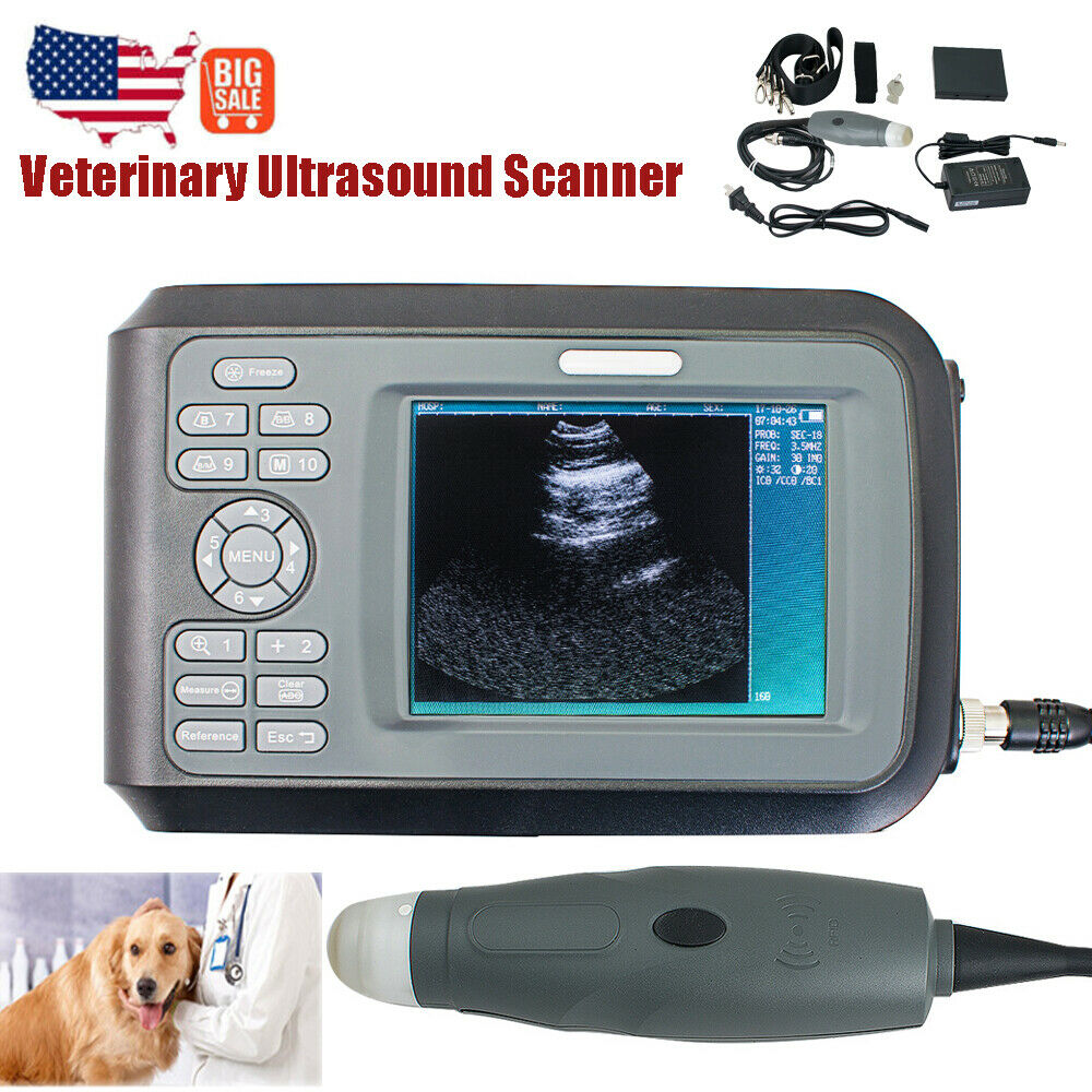 Digtial Veterinary Vet Ultrasound Scanner Machine For Small Animal Pregnancy New DIAGNOSTIC ULTRASOUND MACHINES FOR SALE