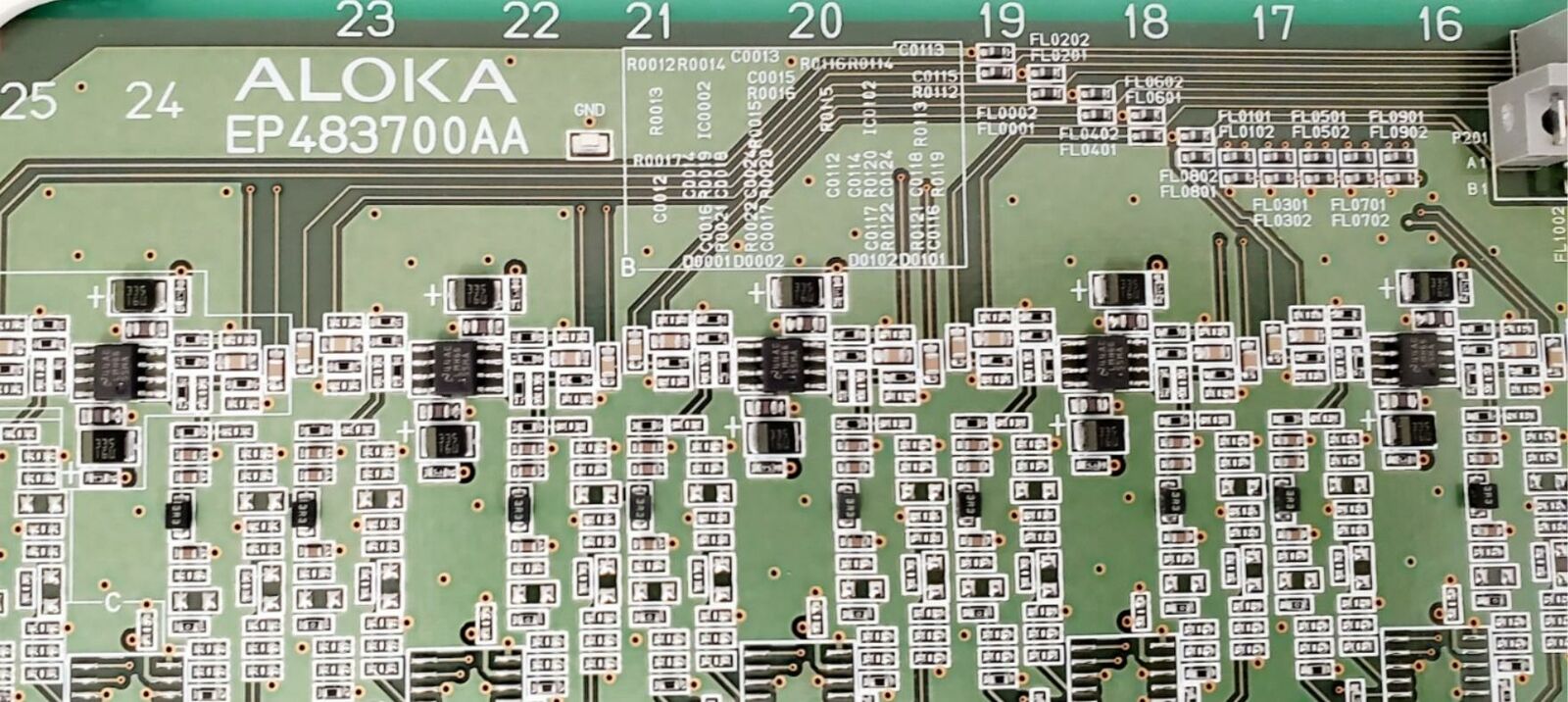 Aloka SSD-4000 Prosound Ultrasound PCB Assembly Board EP483700AA DIAGNOSTIC ULTRASOUND MACHINES FOR SALE