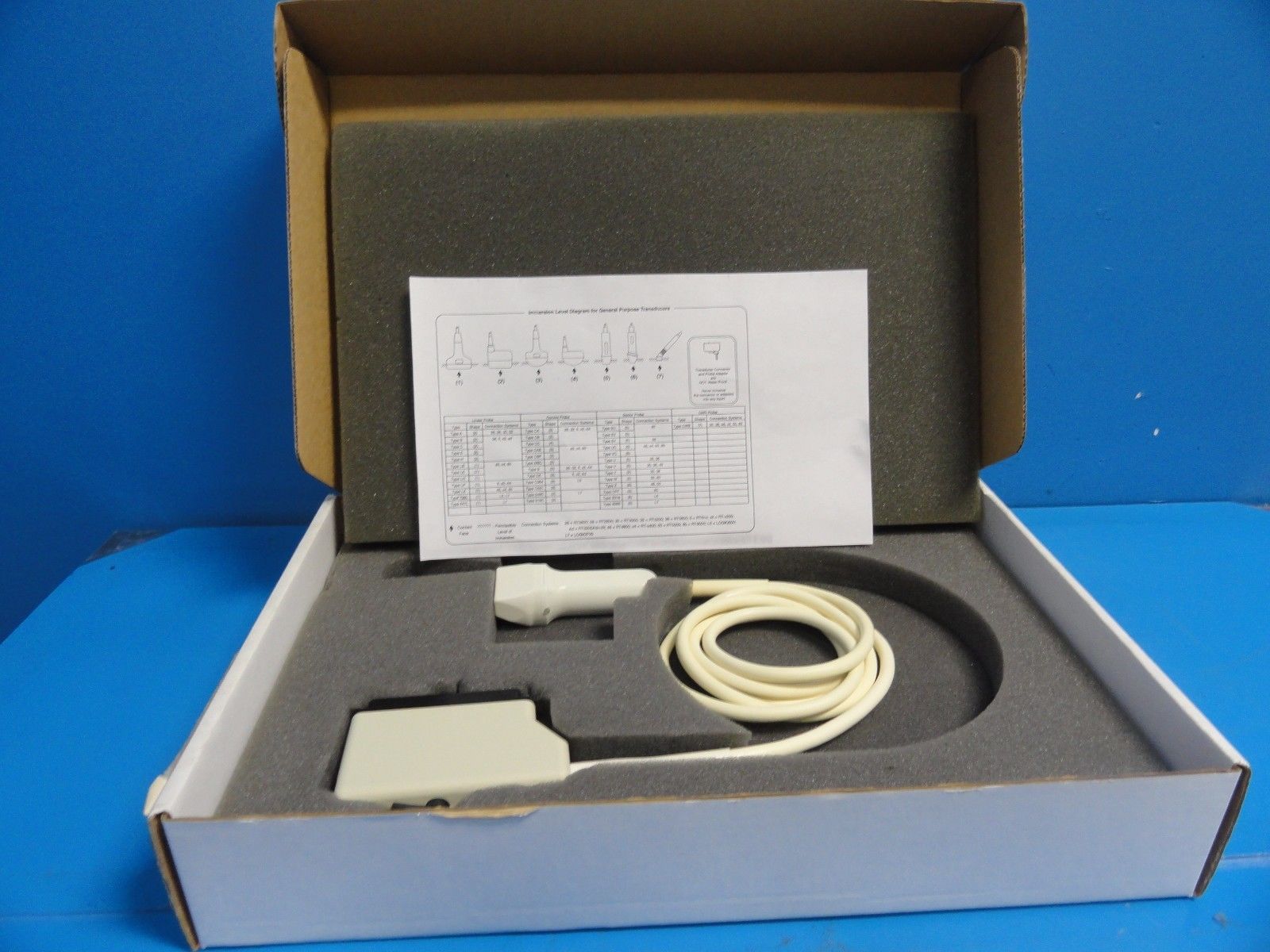 Diasonics 5.0 MI LA P/N 100-02425-00 Linear Array Probe  for Synergy/CFM (10016) DIAGNOSTIC ULTRASOUND MACHINES FOR SALE