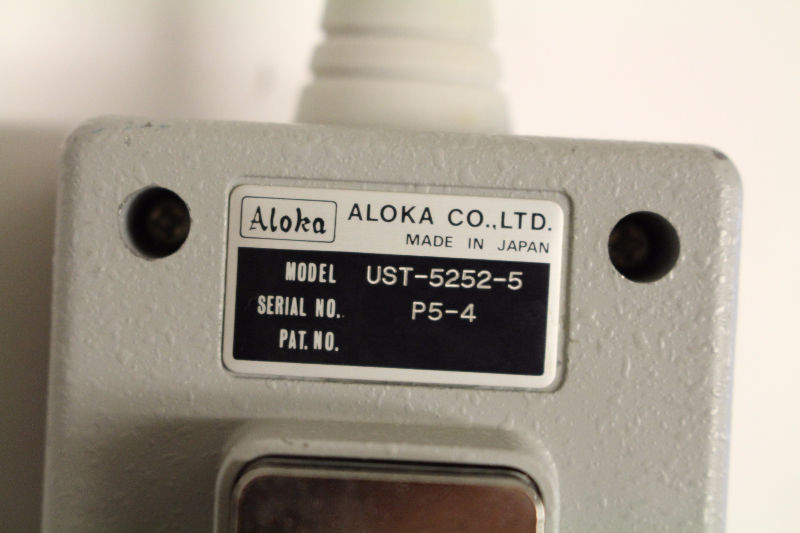 Aloka UST-5252-5 Ultrasound Transducer Probe With Case - VERY NICE DIAGNOSTIC ULTRASOUND MACHINES FOR SALE